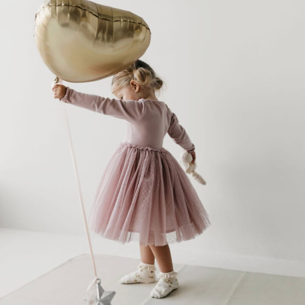 Jamie Kay "Anna" Tulle Dress in Luna color, Size 3T